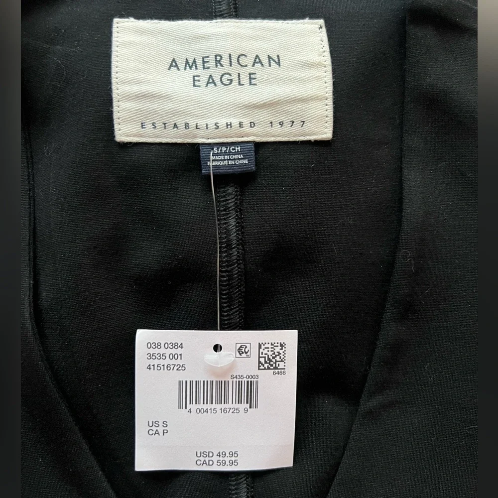 NWT Black American Eagle Vest - Picture 2 of 6
